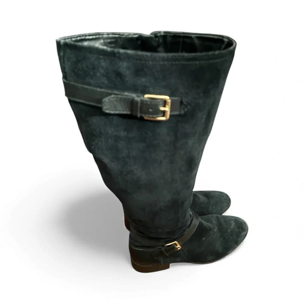 Cole Haan Black suede, tall boot